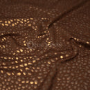Abstract Animal Foiled EcoDelish Double Peached Melange Fabric | Blue Moon Fabrics