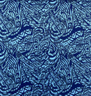 Traditional Polynesian Tattoo Swirl design Cotton Light Barkcloth Fabric | Islands Fabric