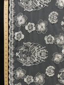 Hibiscus Tonga Seal Lace | Islands Fabric