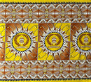 Tongan Seal Double Border Cotton Light-Barkcloth Fabric | Islands Fabric