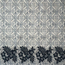 Tropical Floral Border Polyester Fabric | Islands Fabric