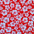 Hibiscus Flower Polyester Fabric | Islands Fabric