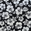 Hibiscus Flower Polyester Fabric | Islands Fabric