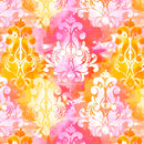 Watercolor Damask Fabric