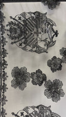 Hibiscus Tonga Seal Lace | Islands Fabric