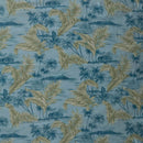 Island Aveca Palm | Polyester Fabric Light BLue