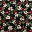 Tropical Garden Cotton Light-Barkcloth Fabric | Islands Fabric