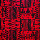 Traditional Tongan Geometric Design Fabric | Cotton