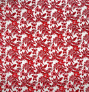 All Over Hibiscus Plumeria Tropical Leaves Rayon Poplin Fabric | Islands Fabric