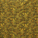 Traditional Polynesia Tattoo All Over Fan design Poly Cotton Fabric | Islands Fabric