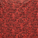 Traditional Polynesia Tattoo All Over Fan design Poly Cotton Fabric | Islands Fabric