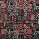 Traditional Polynesian Tapa design Fabric | Polyester