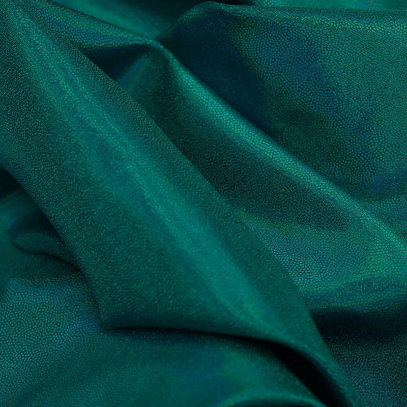 Dizzy Foiled Spandex Fabric | Blue Moon Fabrics