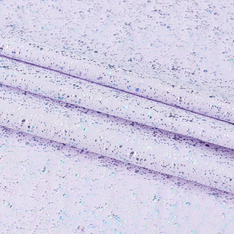 Robins Egg Speckle Spandex Fabric | Blue Moon Fabrics