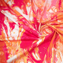 Multimarble Printed EcoTechflex Recycled Polyester Spandex Fabric | Blue Moon Fabrics