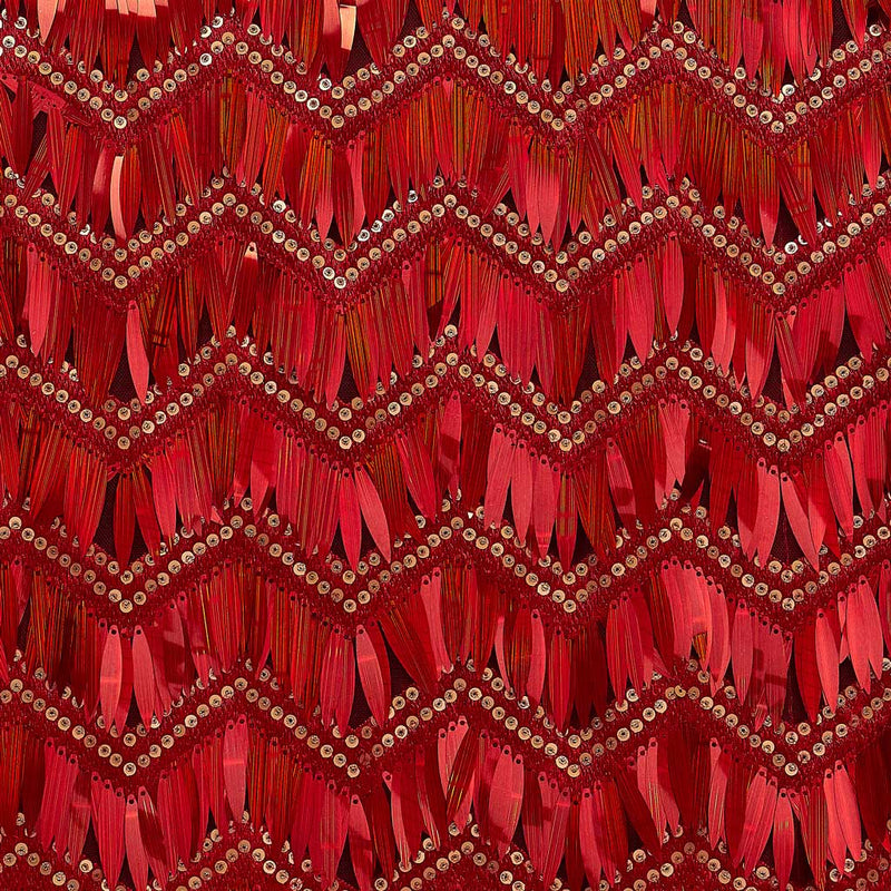 Athena Embroidered Mesh Sequin Fabric | Blue Moon Fabrics