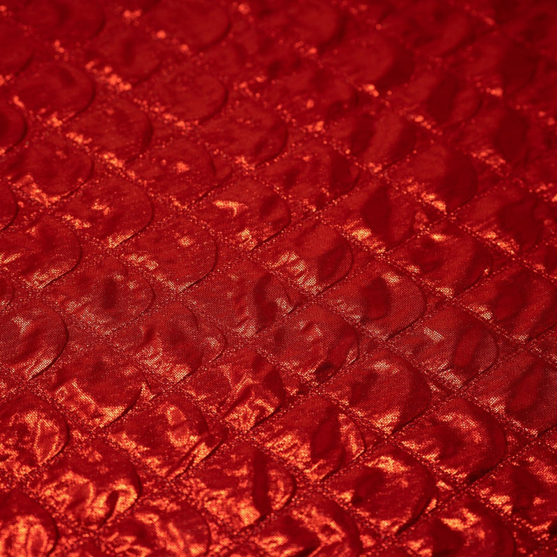 Betty Embossed Metallic Polyester Fabric | Blue Moon Fabrics