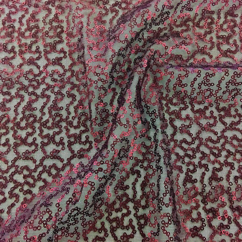 Caviar Dreams Stretch Mesh Sequin Fabric | Blue Moon Fabrics