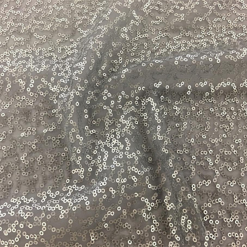 Caviar Dreams Stretch Mesh Sequin Fabric | Blue Moon Fabrics