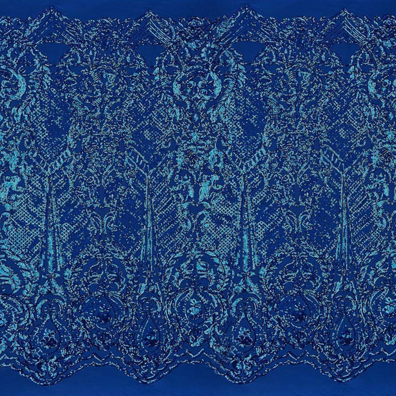 Celine Stretch Mesh Sequin Fabric | Blue Moon Fabrics