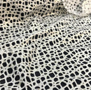 Centerstage Foiled Stretch Netting | Blue Moon Fabrics