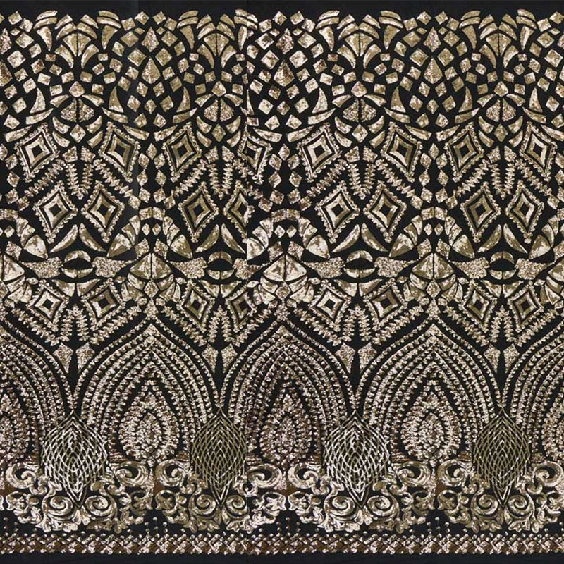 Cleopatra Stretch Mesh Sequin Fabric | Blue Moon Fabrics