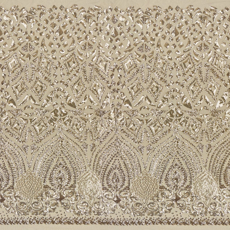 Cleopatra Stretch Mesh Sequin Fabric | Blue Moon Fabrics