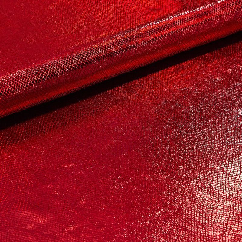 Cobra Foil Printed Stretch Velvet Fabric | Blue Moon Fabrics