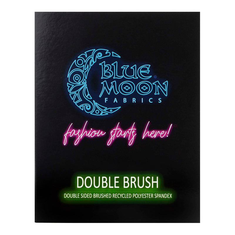 Double Sided Brushed Recycled Polyester Spandex Color Card | Blue Moon Fabrics