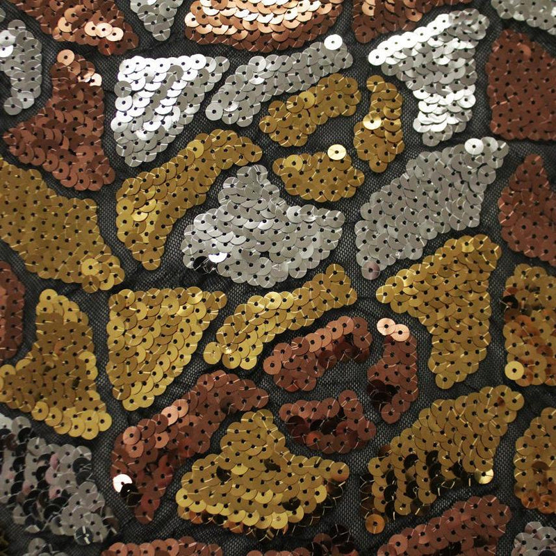 Disco Daze Stretch Mesh Sequin Fabric | Blue Moon Fabrics