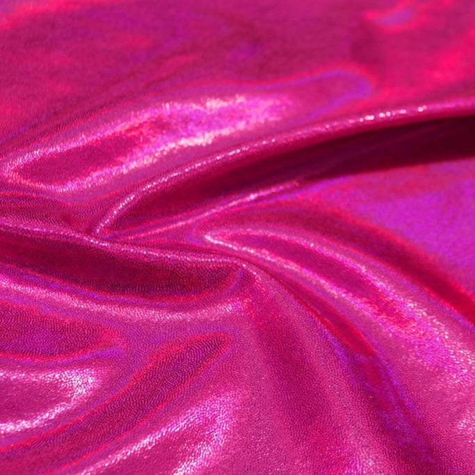 Dizzy Foiled Spandex Fabric | Blue Moon Fabrics