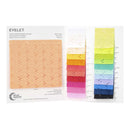 Eyelet Polyester Spandex Jacquard Spandex Color Card | Blue Moon Fabrics