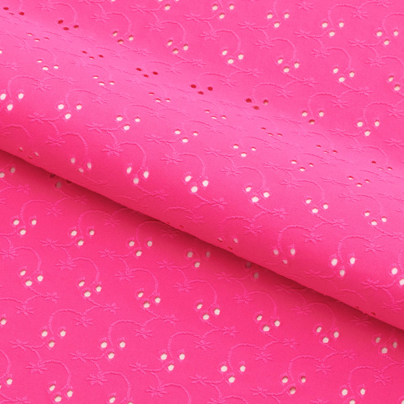 Eyelet Polyester Spandex Jacquard | Blue Moon Fabrics