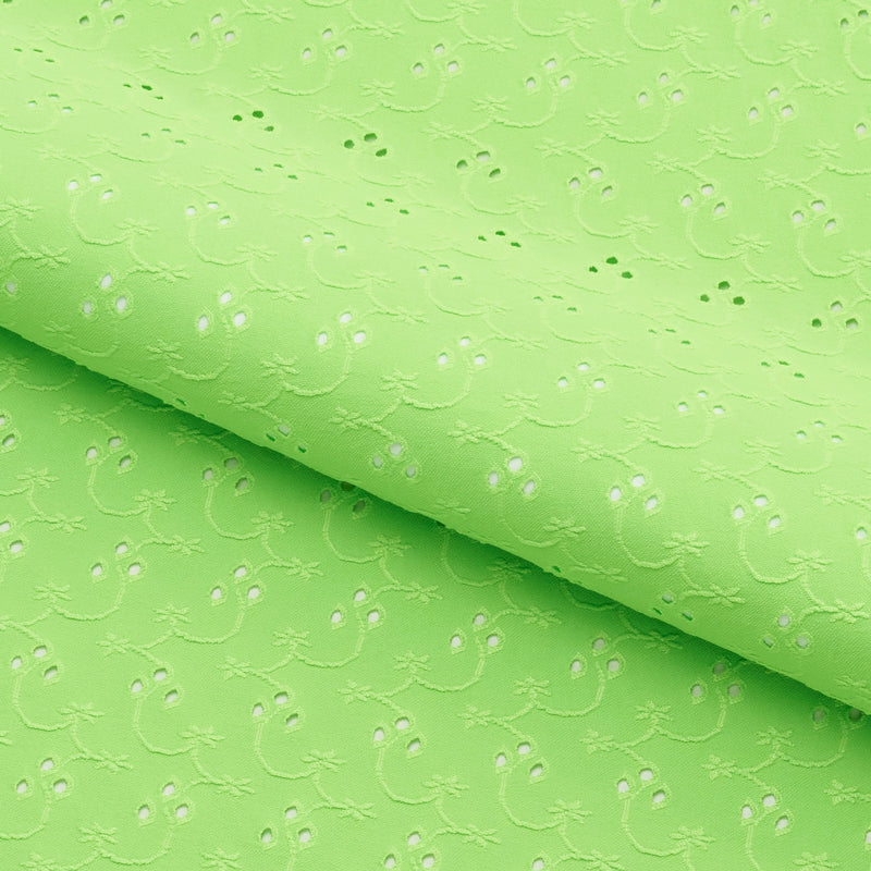 Eyelet Polyester Spandex Jacquard | Blue Moon Fabrics