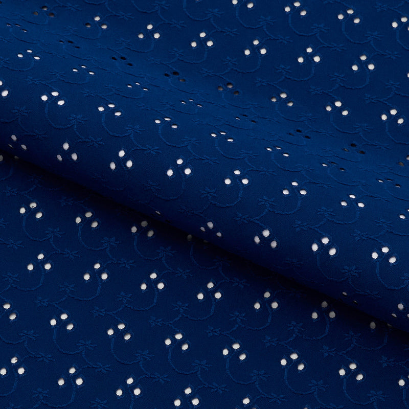 Eyelet Polyester Spandex Jacquard | Blue Moon Fabrics