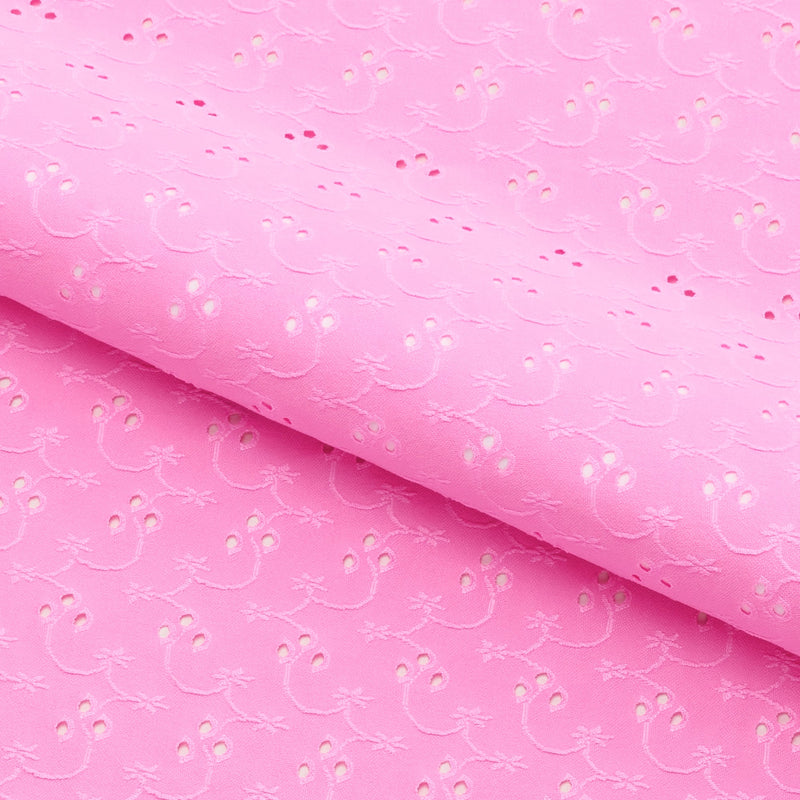 Eyelet Polyester Spandex Jacquard | Blue Moon Fabrics
