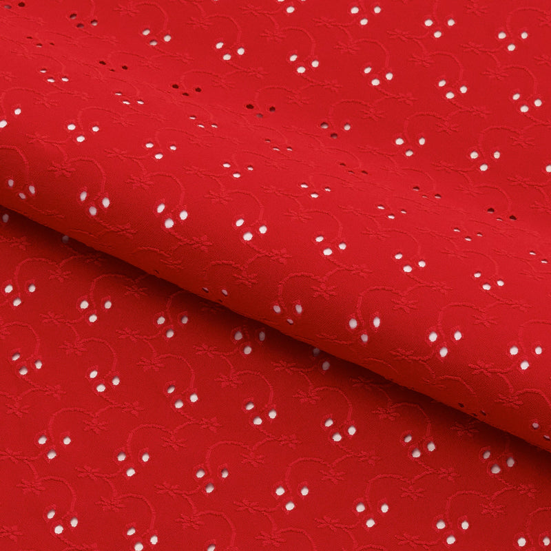 Eyelet Polyester Spandex Jacquard | Blue Moon Fabrics