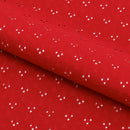 Eyelet Polyester Spandex Jacquard Fabric | Blue Moon Fabrics