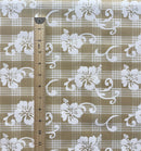 2nd Measurement of Hibiscus Palaka Cotton Fabric