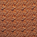 Traditional Polynesian Tattoo Swirl design Cotton Light Barkcloth Fabric | Islands Fabric