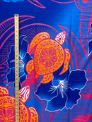 Hibiscus Tiare Turtle Sarong | Islands Fabric