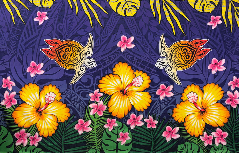 Hibiscus Turtle Assortment Sarong | Islands Fabric