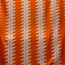 Tongan Kupesi Manulu Polyester Satin Quilting Fabric | Islands Fabric