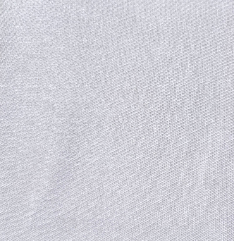 White solid cotton fabric