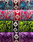 Areca Plam Tree Leaves Light Barkcloth Fabric | Islands Fabric