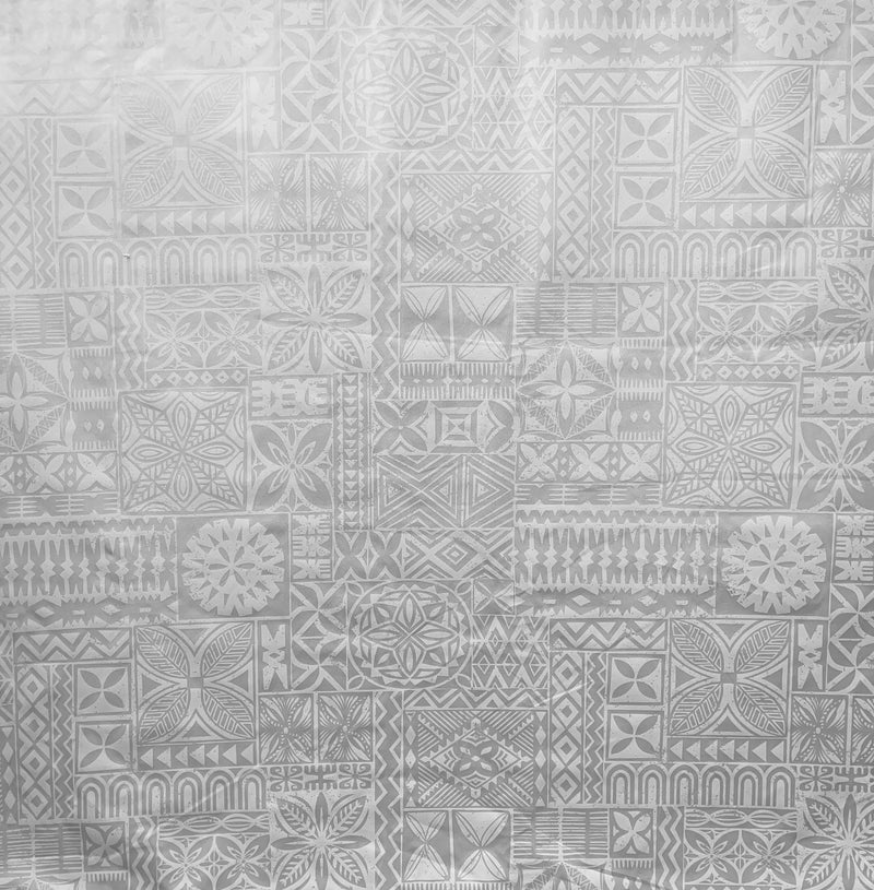 Traditional Polynesian Tapa design Polyester Fabric | Islands Fabric