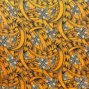 Floral Traditional Polynesian Tattoo Background Poly Cotton Fabric | Islands Fabric