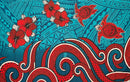 Hibiscus Turtles Waves Sarong