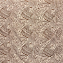 Hibiscus Traditional Polynesian Tattoo Poly Cotton Fabric | Islands Fabric