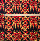 Traditional Tapa Design Cotton Light Barkcloth Fabric | Islands Fabric